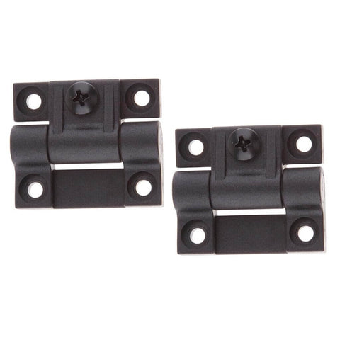 Adjustable Position Control Torque Hinge Two Pack For 43mm By 36mm Plastic Hinge With Four Pre Drilled Countersunk Holes Black E6 10 301 20 Series