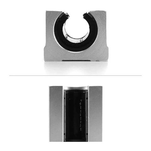 Top Notch High Precision Linear Guide Rail Kit Sbr 10 12 16 20 Uu Smooth Bearing Sliders For 3D Printers And Cnc Machines Super Fast Motion, steel bearing block