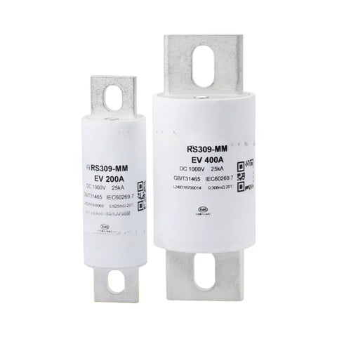 Top Dollar Heavy Duty DC Fast Charging Cartridge Fuse For Electric Vehicle Stations Road Ready 400 Amp and 200 Amp fuses.