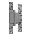 Heavy Duty Stainless Steel Hidden Hinges For Wood Doors Invisible Seamless Door Hardware Rustproof Light Gray Finish showing smooth design and robust build.