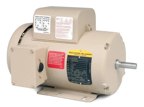 Heavy Duty 1 HP Farm AC Motor 1725 RPM TEFC 143T Single Phase for pumps, fans, and conveyors