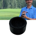 Dude Approved Magnetic Golf Ball Washer With Heavy Duty Mount To Scrub Out Stubborn Grime Fast and Lock Securely To Cart Or Bag, black scrubber.