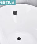 Oil Rubbed Bronze Bathtub Drain Kit With Lift And Turn Stopper And Overflow Faceplate visible in white bathtub
