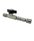 Stainless Steel Softwash Ball Valve With Three Eighths Inch Swivel And Stainless Couplers DN10 For Pressure Washing, Heavy Duty, Pro Grade, Corrosion Resistant, High Flow Quick Connect System For Real Pro Cleaners on stainless valve
