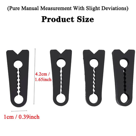 Universal Vehicle Door Buffers Knock Back The Heavy Slam With Chunky Silicone Shock Absorbers and Grip Tight Latch Protectors for Pickup Trucks Jeeps and Road Cruisers, size 42x10mm.