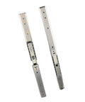 Two Pack 8 Inch Drawer Slides With Full Extension Ball Bearing Runners Heavy Duty Cold Rolled Steel Side Mount Hardware For Gaming Cabinets And Electronics Smooth Silent Glide, side view