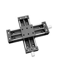 XY Axis Manual Sliding Table With T Shaped Lead Screw And Optical Axis Guide Rail For Pro Grade Precision In CNC And Milling