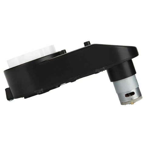 Side view of High Speed 12V DC Motor Upgrade for Ride On Cars 40000RPM RS550 Style Motor with metal gear and low noise operation