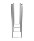 U-Shaped Wire Tray Divider For Baking And Cookie Sheets In Wall Or Base Kitchen Cabinets, Chrome Finish, vertical view