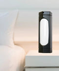 Max Matte Black Reading Lamp With A Twist To Reveal Or Hide Light For Shabbos Halacha Safe Dope Kosher Friendly Desk Or Table Light For Home Office And Gift Ready on bedside table