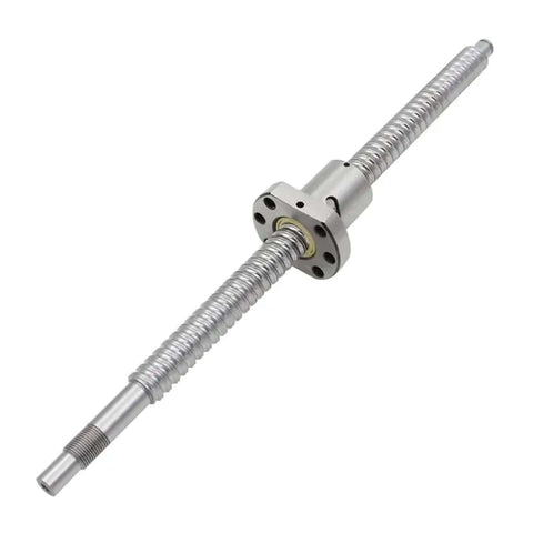 Massive 20mm Ballscrew Kit SFU2010 With Single Nut And Coupler For Nema 23 Motors Plus Extra Bearing Blocks DSG20h For Smooth CNC Builds, silver ballscrew