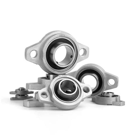 4 Pack Flange Mounted Pillow Block Bearings KPL001 12mm Bore Self Aligning Zinc Alloy Plummer Block for 12mm Linear Shafts and Rods