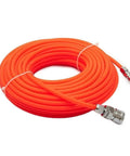 Heavy Duty Air Compressor Hose 5X8mm With Quick Coupler 10M Red PE Tube For Pneumatic Tools High Pressure coiled hose with metal quick couplers