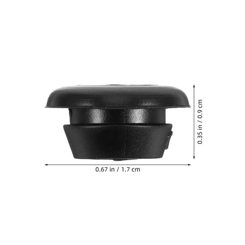 Heavy Duty Rubber Grommet Kit 200 Pieces For Wiring Protection Weather Resistant Round Black Hole Plugs That Fit 6 mm Drill Holes And 4 mm Cables Quick Install For Electrical Boxes Automotive Use And Home DIY Projects, black rubber grommet with 1.7 cm width