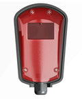 Front view of Wired Infrared Gate Opener Safety Photo Eye Sensor for Automatic Gates, Retro-Reflective Photo Cell Detector, model LM104A
