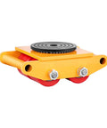 Beefy 4 Pack Heavy Duty Machinery Skates Dollies For Moving Up To 17,637 Lbs With 4 PU Wheels, 360 Degree Rotation, Non Slip Caps