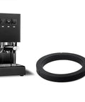 58mm Silicone Brew Head Gasket Replacement for Espresso Machines and Coffee Makers O Ring Sealing Ring next to espresso machine
