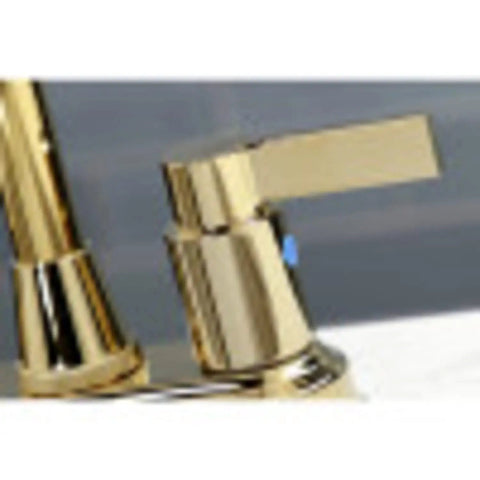 NuvoFusion 4 Inch Centerset Bar Faucet Polished Chrome With Solid Brass Construction Washerless Cartridge 2 Hole Deck Mount