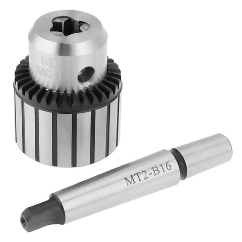 Heavy Duty Mt2 Morse Taper Drill Chuck for Lathe and Drill Press 5/8 Inch Keyed Three Jaw Pro Grade Steel Construction for Hardcore Metalworking and Precision Turning Badass Performance for Any Job Shop or Weekend Warrior Project