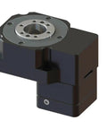 Rock Solid High Precision Hollow Rotating Platform Servo Hollow Shaft Rotary Actuator With 360 Degree Smooth Spin Premium Drive System, black material design.