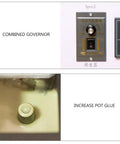 Combined governor and pot glue increase on Automatic Edge Banding Machine For Wood And PVC With Microcomputer Control