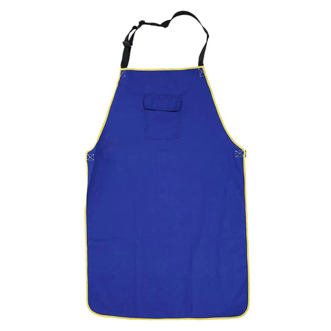 Flame Retardant Welding Apron For Real Welders Boss Level Durable Washable Safety Apron with adjustable buckle and front pocket