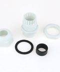 30pc Nylon Waterproof Cable Gland Kit With Adjustable Fit For PG7 PG9 PG11 PG13.5 PG16, Beefy Gray Seals For Outdoor Use