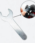 Wrench and toe stop setup for Two Pack 85A Toe Stops For Roller Skates With Nine Sixteenth Inch Bolt Adjustable Grippy Rubber Brake Block.