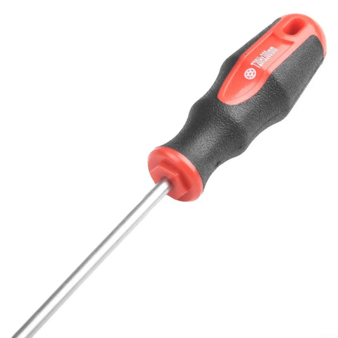 Cool Extended Long Blade Screwdriver Kit With 5 Torx Bits And Magnetic Tips For Auto Repair Electronics Reach Deep Recessed Screws Smooth Ergonomic Handle T15 To T30 Size, 400mm chromoly steel shaft