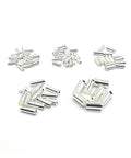 Massive 1755 Piece Tube Crimp Terminals Kit With Copper Wire Connectors And Cable Ferrules For EN0508 To 25-16 Range Covering 22 Up To 4 AWG Heavy Duty Cord Ends You Need A Reliable Solid Set That Just Works Smooth. silver metal ferrules in assorted sizes for 22 to 4 AWG wire