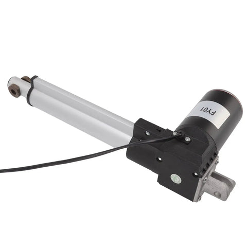 24V Linear Actuator Aluminum Alloy 178mm Stroke 6000N Load Capacity IP43 Low Noise With Built In Travel Switch For Lifting Tools And Equipment In Tight Spaces Heavy Duty Build