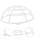 Premium Stainless Steel Fire Sprinkler Head Deflector, white protective cover for fire sprinkler fixtures, universal fit.