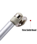 Soft Closing Cabinet Hinges For Kitchen Cupboards And Toy Box Lids, Heavy Duty Gas Strut Support 6kg To 15kg, Gray ABS Head