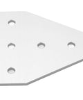 Beefy Heavy Duty Flat Tie Plate Aluminum Alloy L Shaped Bracket Set For Industrial Repairs And Mending Delivers Strong Compression