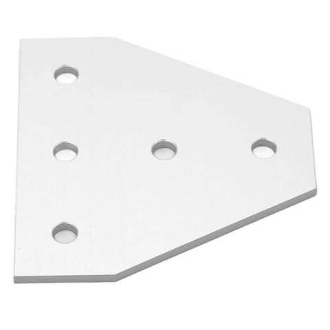 Beefy Heavy Duty Flat Tie Plate Aluminum Alloy L Shaped Bracket Set For Industrial Repairs And Mending Delivers Strong Compression