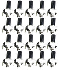 20 Pack Linear Taper Potentiometers 100K Ohm Adjustable Resistors With Plastic Shaft Knob for Electronics Circuits