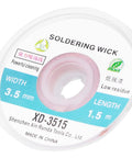 3.5mm Premium Copper Solder Wick for PCB Repair, Pro Grade Heat Transfer, Quick Oxidation Resistant, Two Sets Included