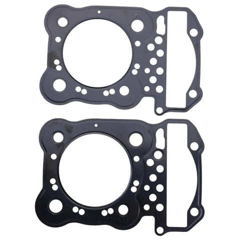 Heavy Duty Motorcycle Cylinder Generator Clutch Cover Gasket Kit For Xrv750 1991 To 2000, showing black rubber gaskets for clutch cover.