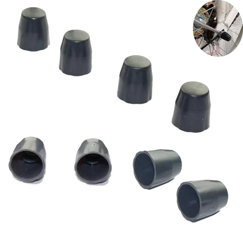 8 Pack Fifteen Millimeter Bike Hub Axle Dust Covers Replacement End Caps For Bicycle Wheel Nuts Inner Diameter 15 Mm Plastic Covers Fit Mountain Bike Shafts Scooter Motors