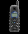 Heavy Duty Industrial Two Way Radio Handset Built Like A Tank For Reliable Long Range Broadcast And Clear Private Intercom Calls Pairs Seamlessly With Durafon Setup In Matte Black, side view showing keypad and screen.