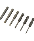 Get Your Hands On These Top Tier Precision Slotted Screwdriver Bits For Power Drills Featuring 6 alloy steel hex-shank tips, 2-6mm