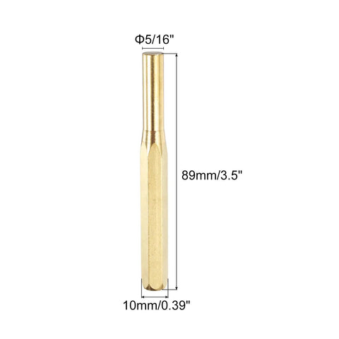 Top Shelf Brass Pin Punch Five Sixteen Inch Non Marring Alignment Driver For Watch Repair Jewelry Crafting, 5/16 inch.