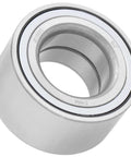 Close-up of 2 Pack Front Wheel Bearing Kit Compatible With Hyundai Accent 2000 To 2020, Kia Rio, showing bearing details.
