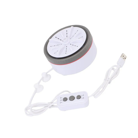 Compact Portable Turbine Clothes Washer For Travel Ditch The Laundromat And Freshen Up Your Duds Anywhere lightweight design with USB power.