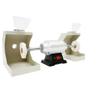 Top Shelf Heavy Duty 550W Dental Polishing Lathe Machine Solid As A Rock 3000 Rpm Bench Buffer Polisher with dual polish wheels.