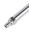 10 Inch Frost Free Anti Siphon Sillcock With 1/2 In Pex-A Expansion To 3/4 In Hose Bibb, Chrome Plated Brass Body, Lead Free, End View