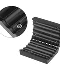 Fiber Optic Stripper Tool For Loose Tube And Buffer Ribbon, mid span view of guided slots and durable alloy blades