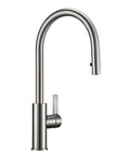 360° Swivel Stainless Steel Kitchen Faucet PullDown Sink Mixer Tap Polished Chrome Kitchen Tap with sleek design