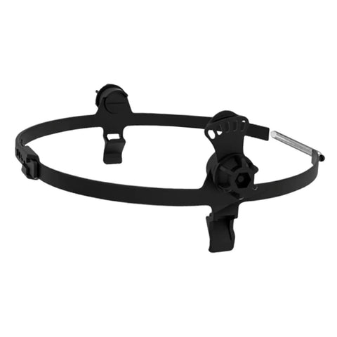 Hard Hat Welding Headlamp Accessory With Adjustable Headband And Universal Mount for secure fit on any hard hat, in black nylon