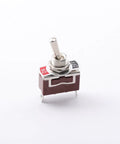 Heavy Duty Toggle Switch On Off 2 Pin SPST 15A 250VAC With Silver Contacts Brown Plastic Terminal Rocker For Control Panels, Appliances, And Industrial Equipment, brown body